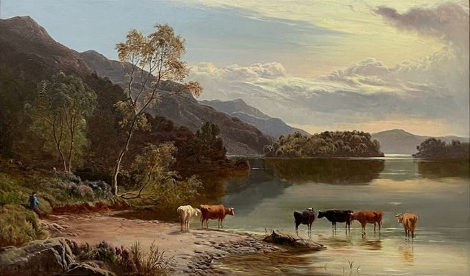 Sidney Richard Percy - Highland Loch Landscape | MasterArt